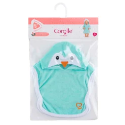 Corolle Badcape voor Babypop - Pinguin, 36cm