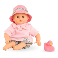 Corolle Badpop Coralie met Badeend - Bloomer, 30cm