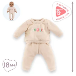Corolle Beige Trainingspak voor Babypop, 30cm
