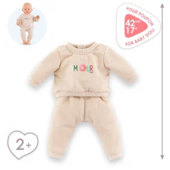 Corolle Beige Trainingspak voor Babypop, 42cm