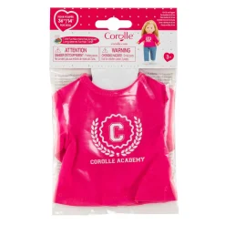 Corolle Fuchsia T-shirt voor Poppen, 36cm