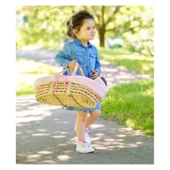 Corolle Gevlochten Mandenset Set voor Babypop - Pluche