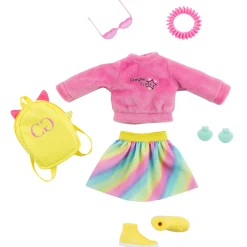 Corolle Girls - Poppenkleertjes Fluo Set Dressing Room