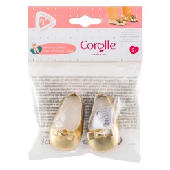 Corolle Gouden Ballet Platte Schoenen voor Babypop, 36cm