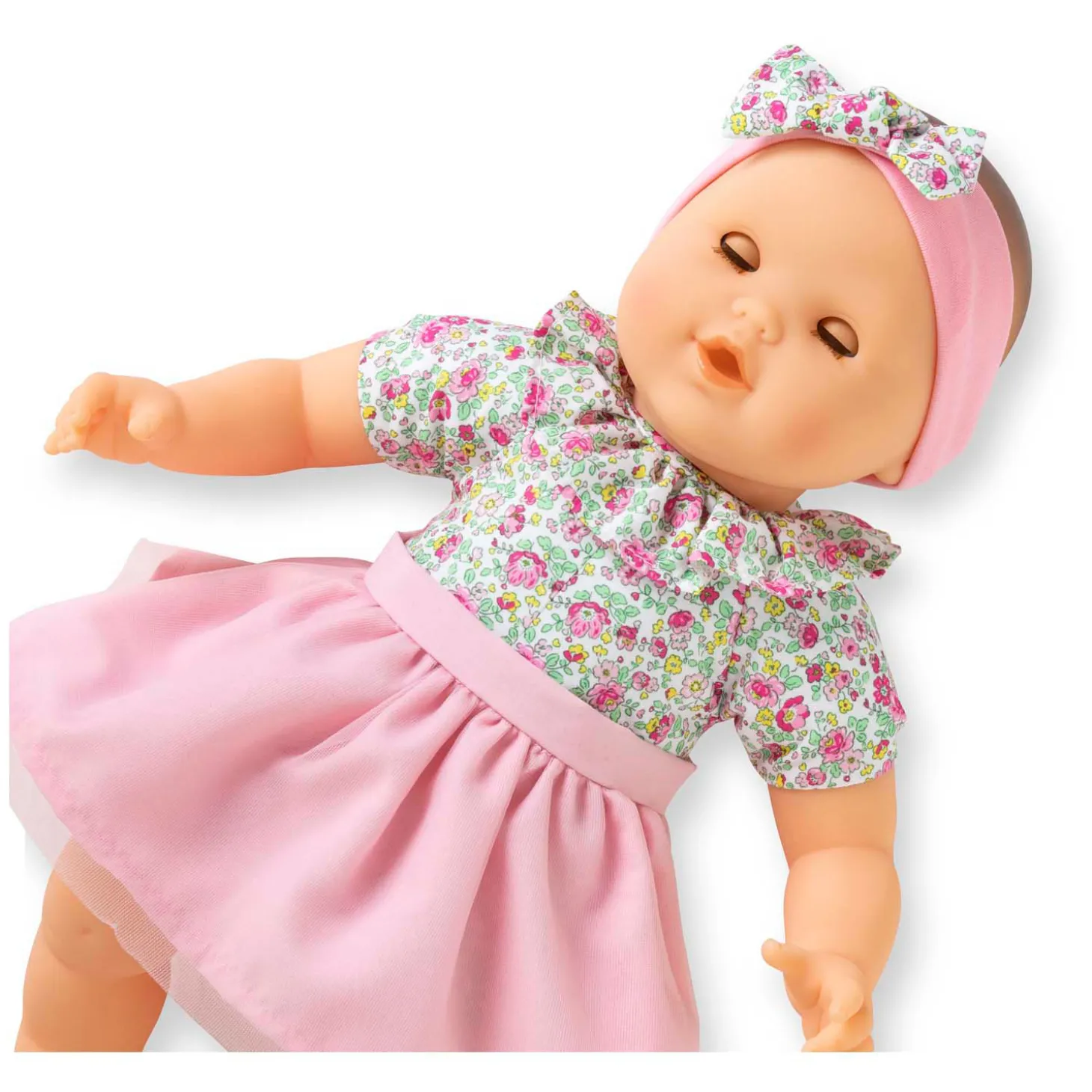 Corolle Grote Babypop met Bloemetjes, 36cm