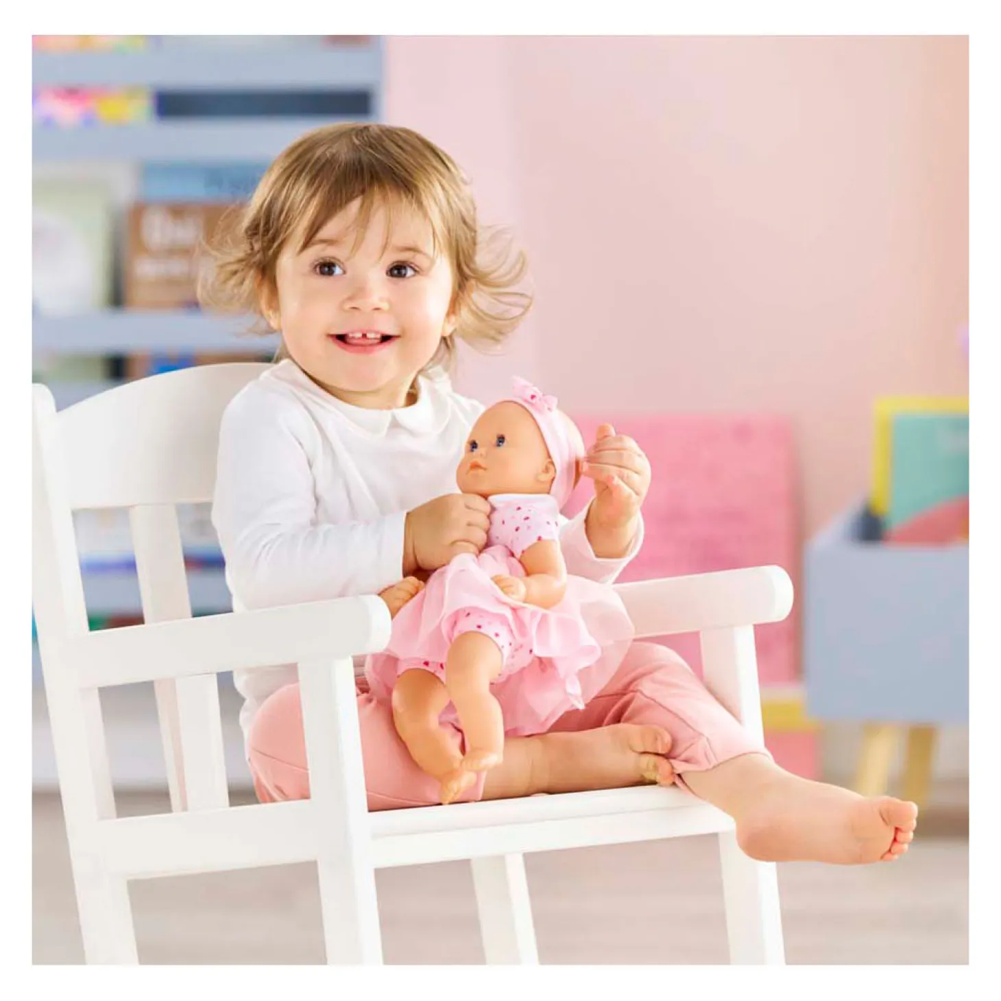 Corolle Kleine Babypop met Hartjes, 30cm