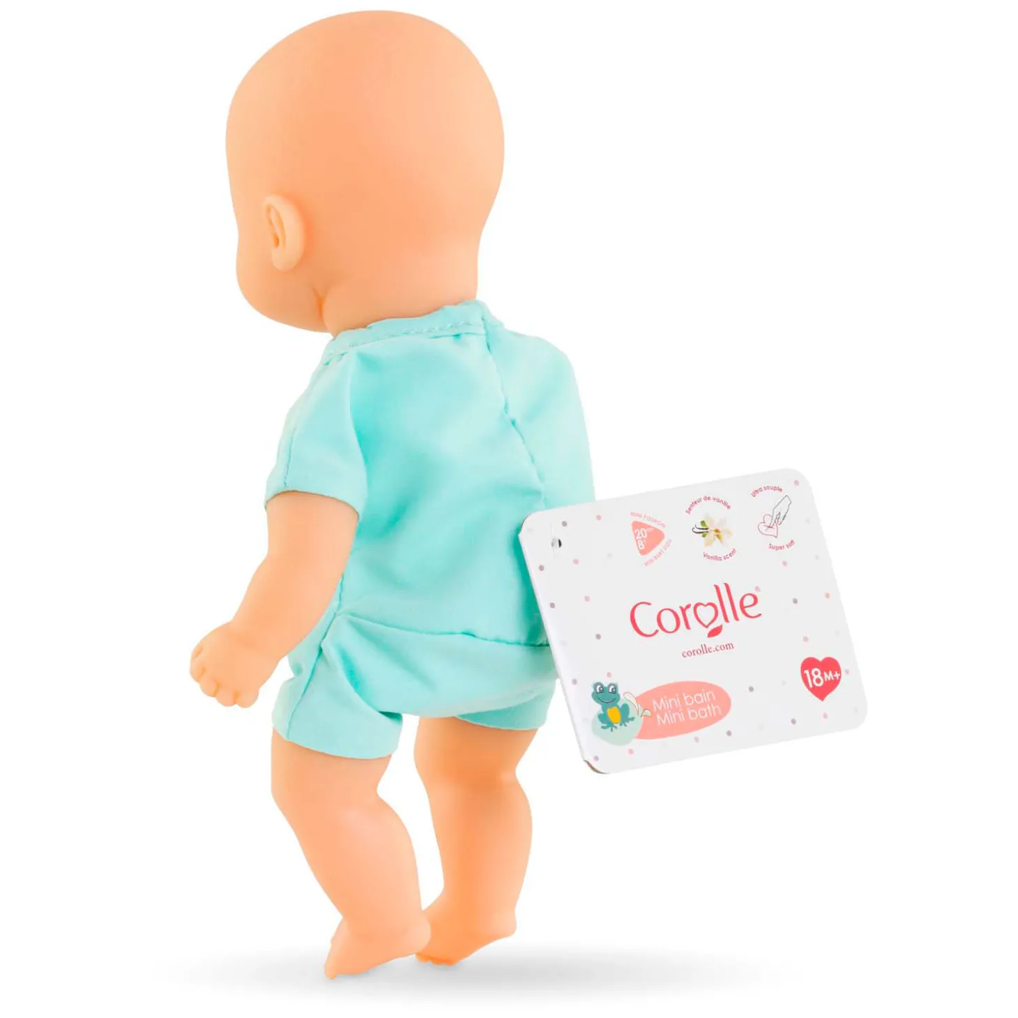 Corolle Mini Bad Babypop - Blauw, 20cm