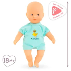 Corolle Mini Bad Babypop - Blauw, 20cm