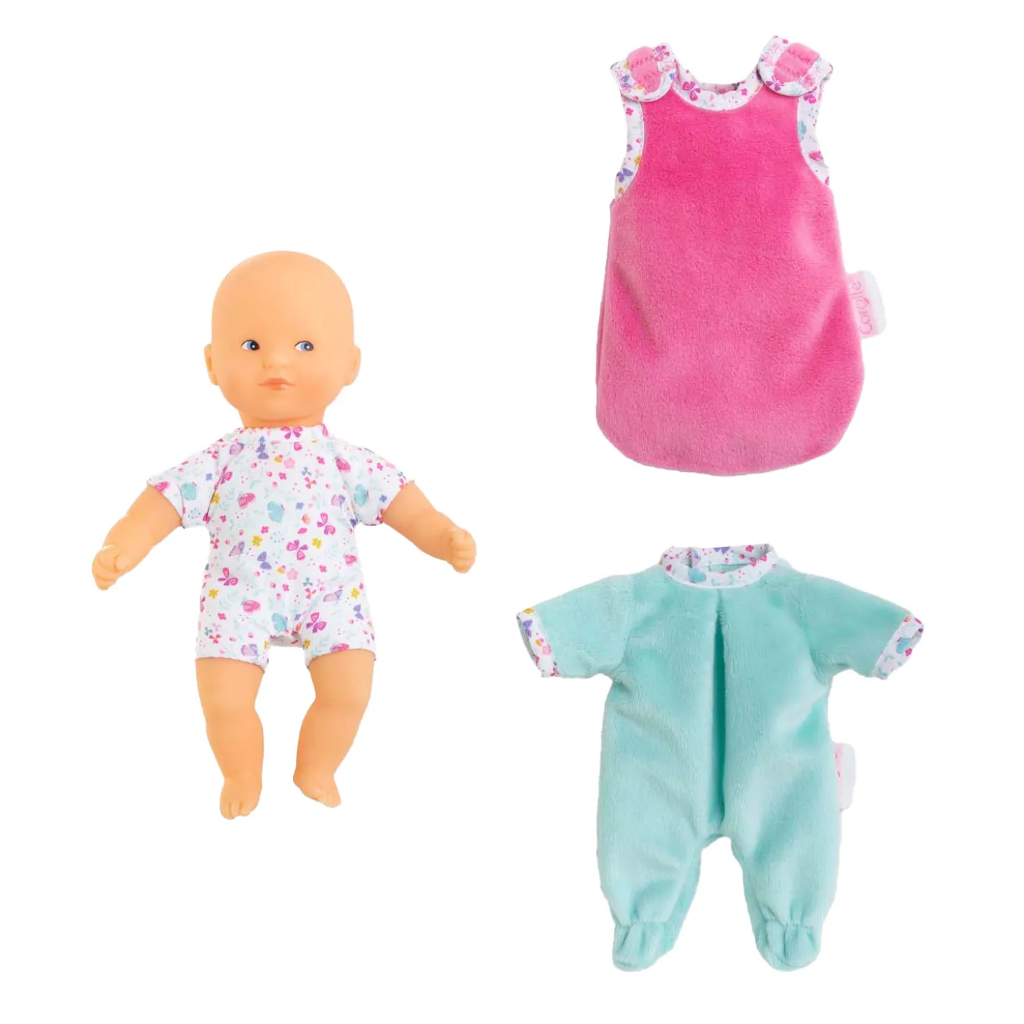 Corolle Mini Calin Welterusten Pop Set - Vlinders, 20cm