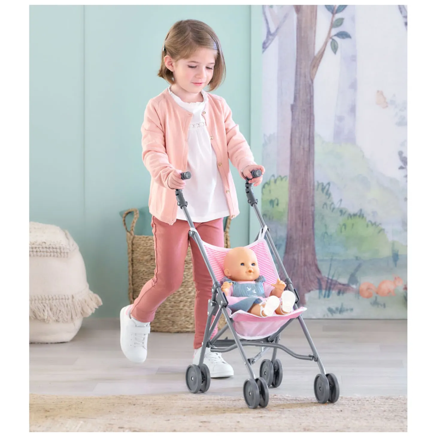 Corolle Mon Grand Poupon Poppenbuggy Roze