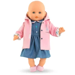 Corolle Omkeerbare Regenjas voor Babypop, 30cm