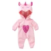 Corolle Roze Eenhoorn Pyjama voor Poppen van 36cm, 2dlg.