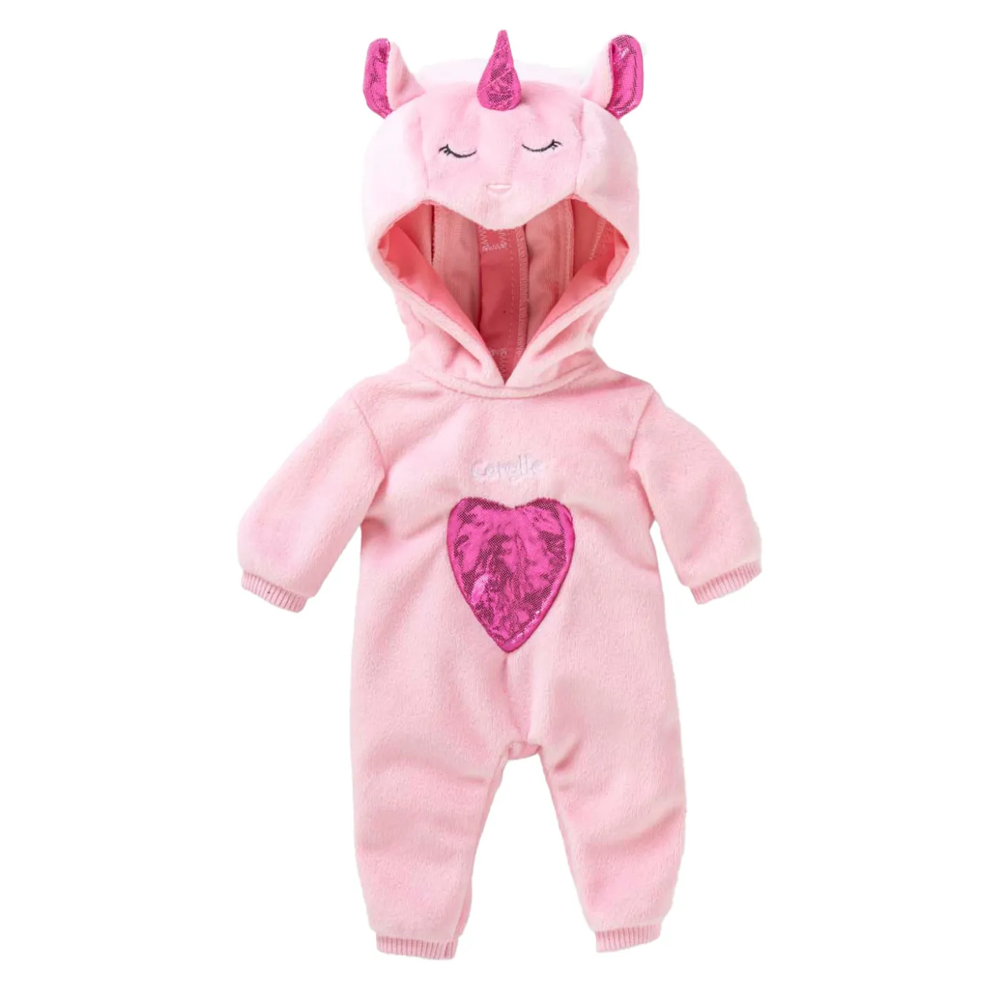 Corolle Roze Eenhoorn Pyjama voor Poppen van 36cm, 2dlg.