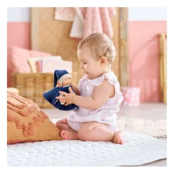 Corolle Tidoudou - Marineblauw Knuffeldoek, 17cm