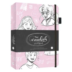 CreaChick Schetsboek Pink
