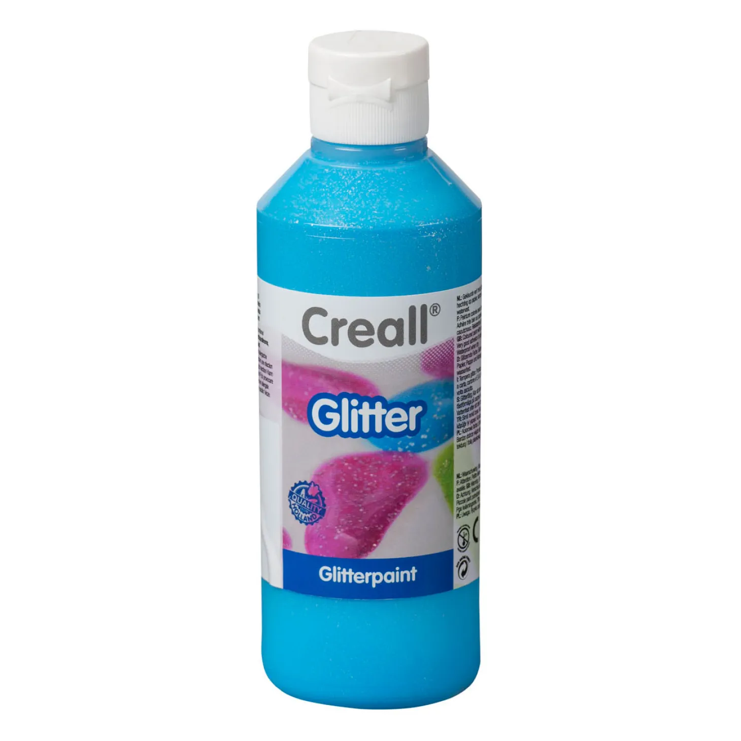 Creall Glitterverf Blauw, 250ml