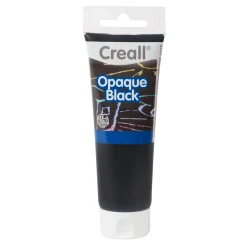 Creall Opaque Verf Zwart, 120ml