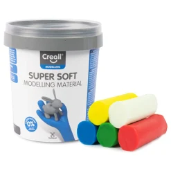 Creall Supersoft Klei 5 kleuren, 450gr.