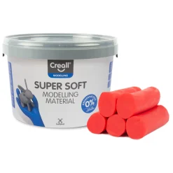 Creall Supersoft klei Rood, 1750gr.