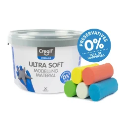 Creall Ultra Soft Klei Kleur - 5 Kleuren Klei - 1100 gr.