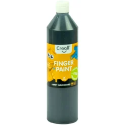 Creall Vingerverf Conserveringsvrij Zwart, 750ml