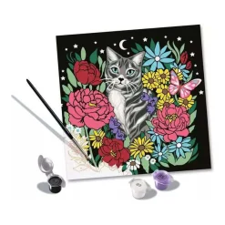 CreArt Pixie Cold Schilderen op Nummer - Kat