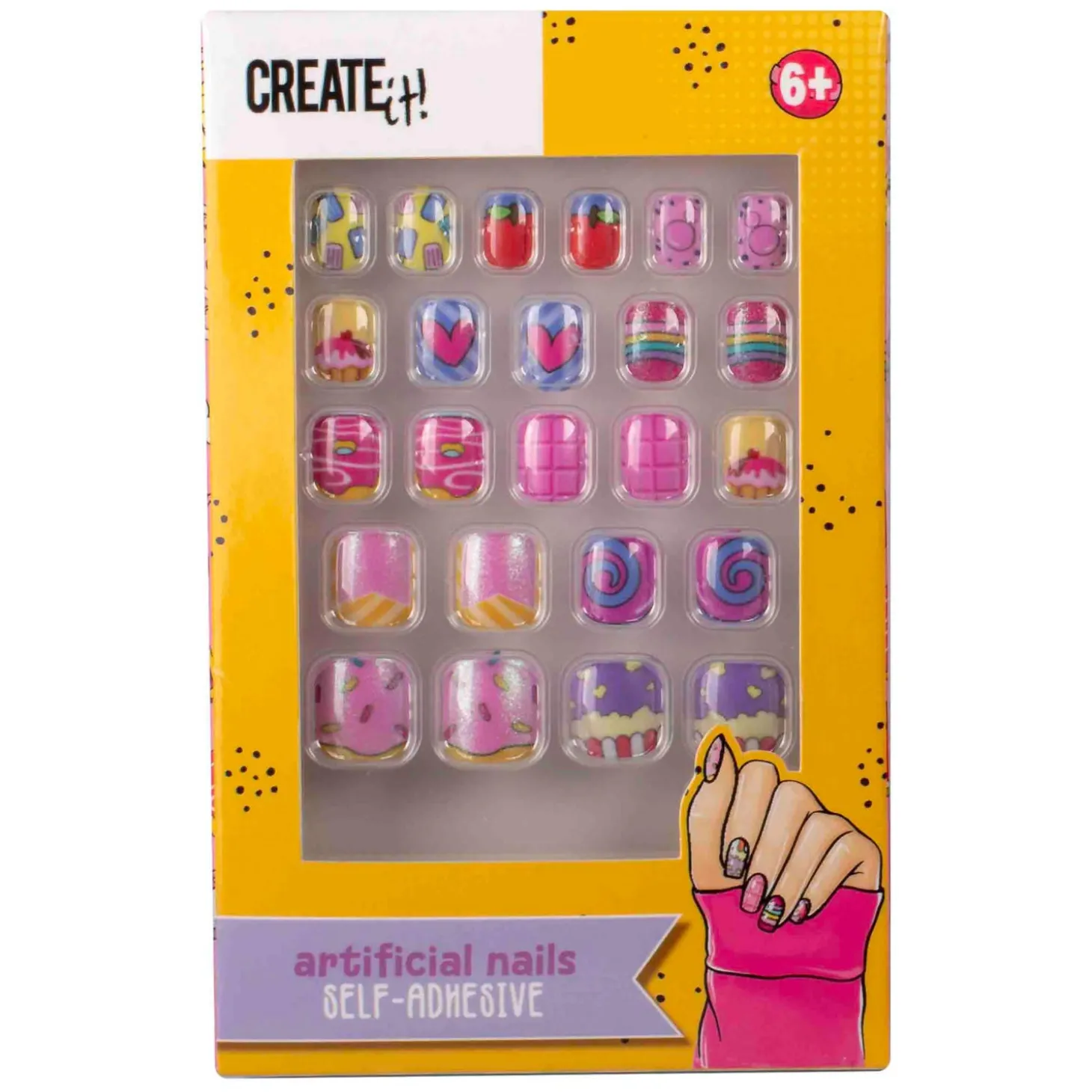 Create it! Candy Explosion Kunstnagels Zelfklevend