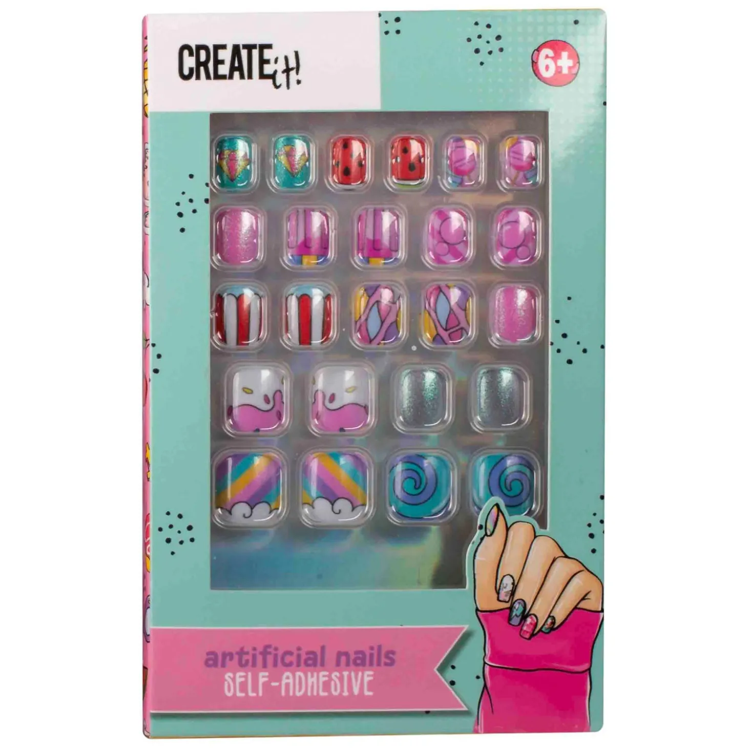Create it! Candy Explosion Kunstnagels Zelfklevend