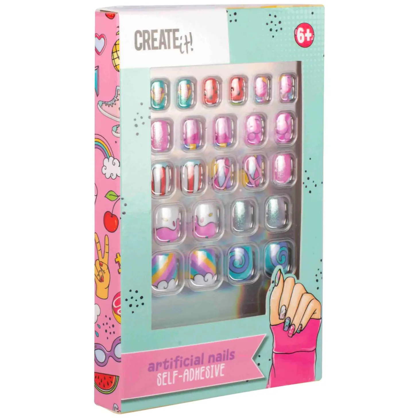 Create it! Candy Explosion Kunstnagels Zelfklevend