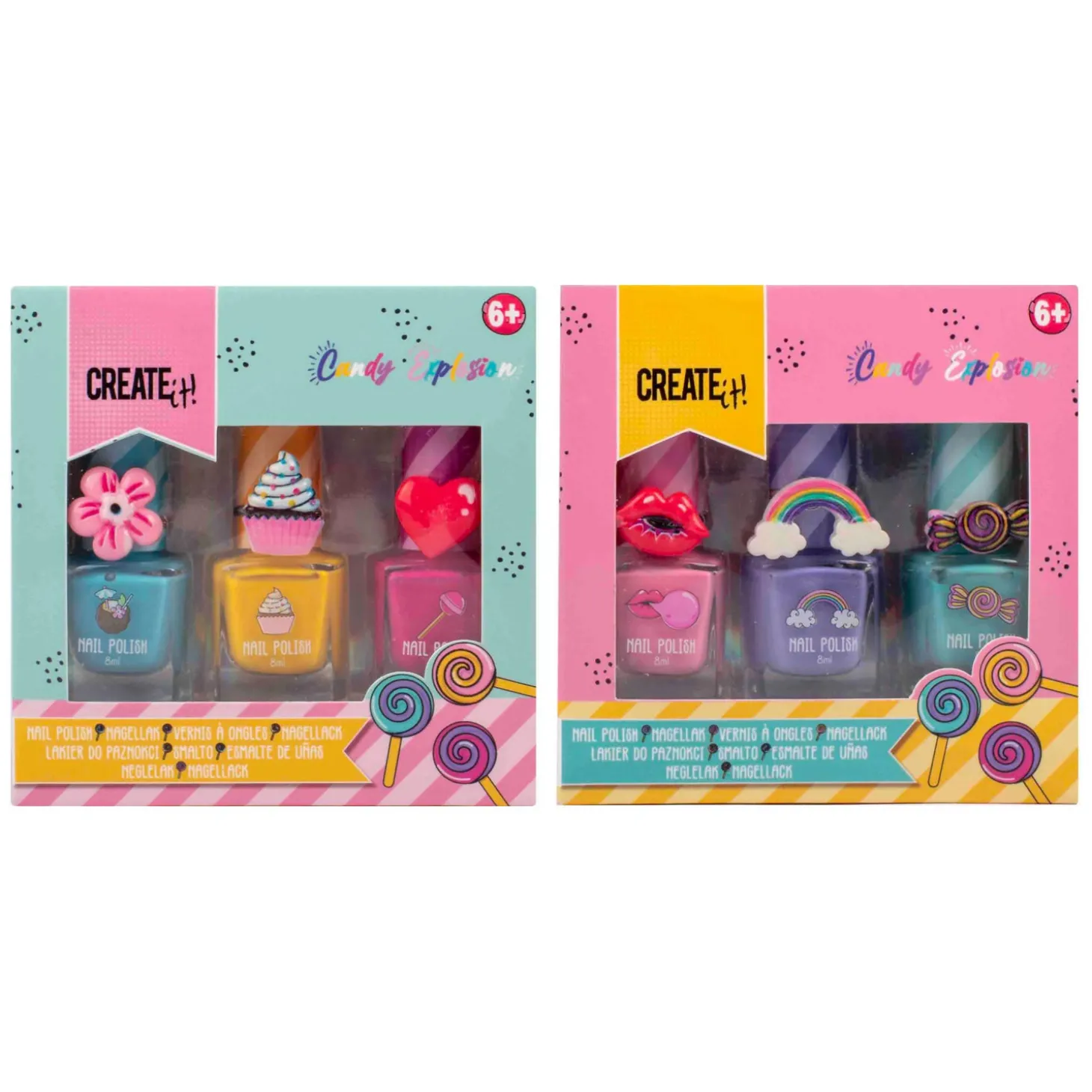 Create it! Candy Explosion Nagellak, 3st.