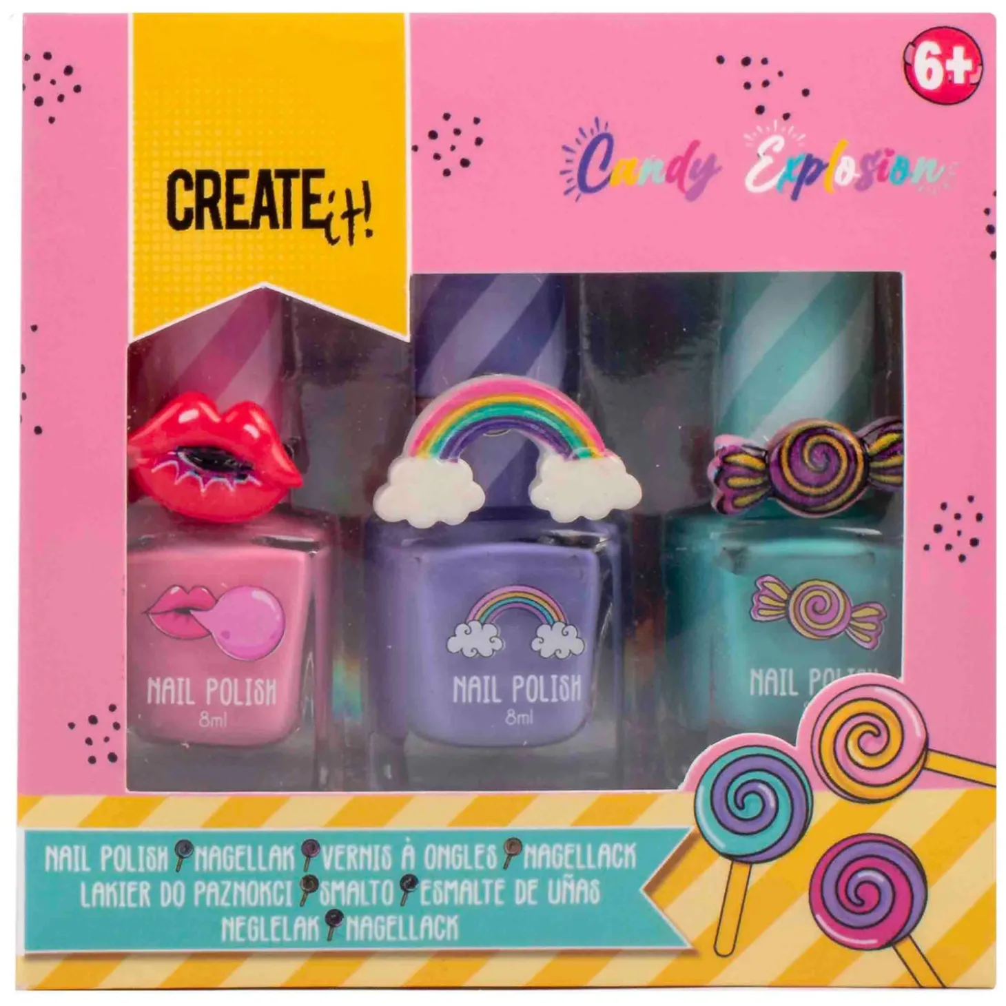Create it! Candy Explosion Nagellak, 3st.
