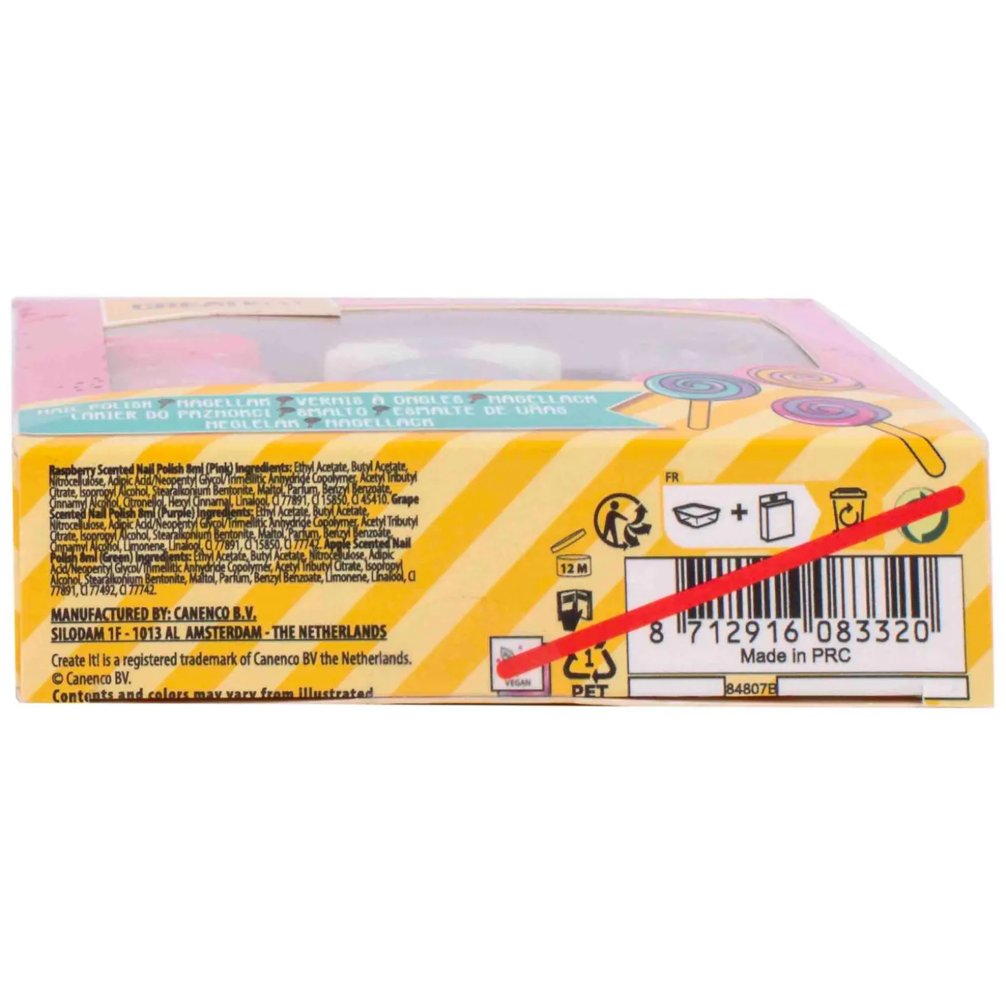 Create it! Candy Explosion Nagellak, 3st.
