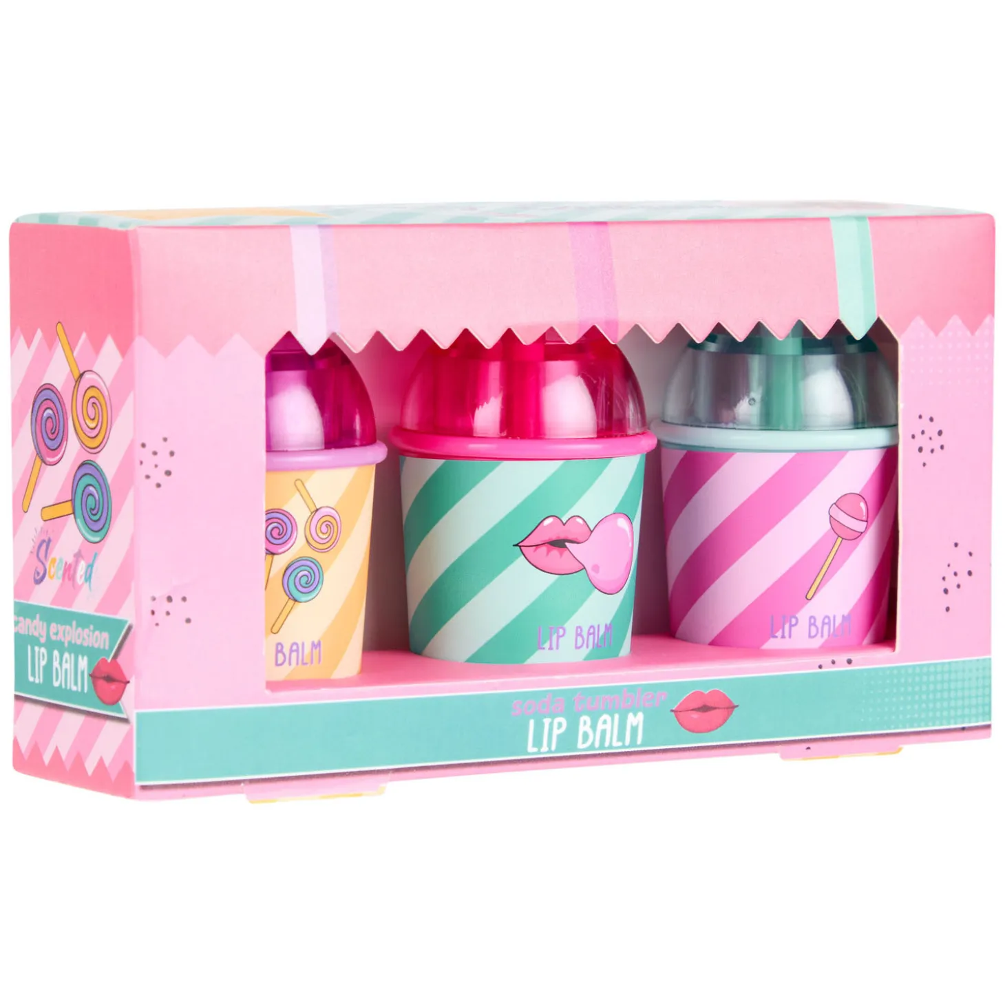 Create It! Candy Lippenbalsem in Cup, 3st.