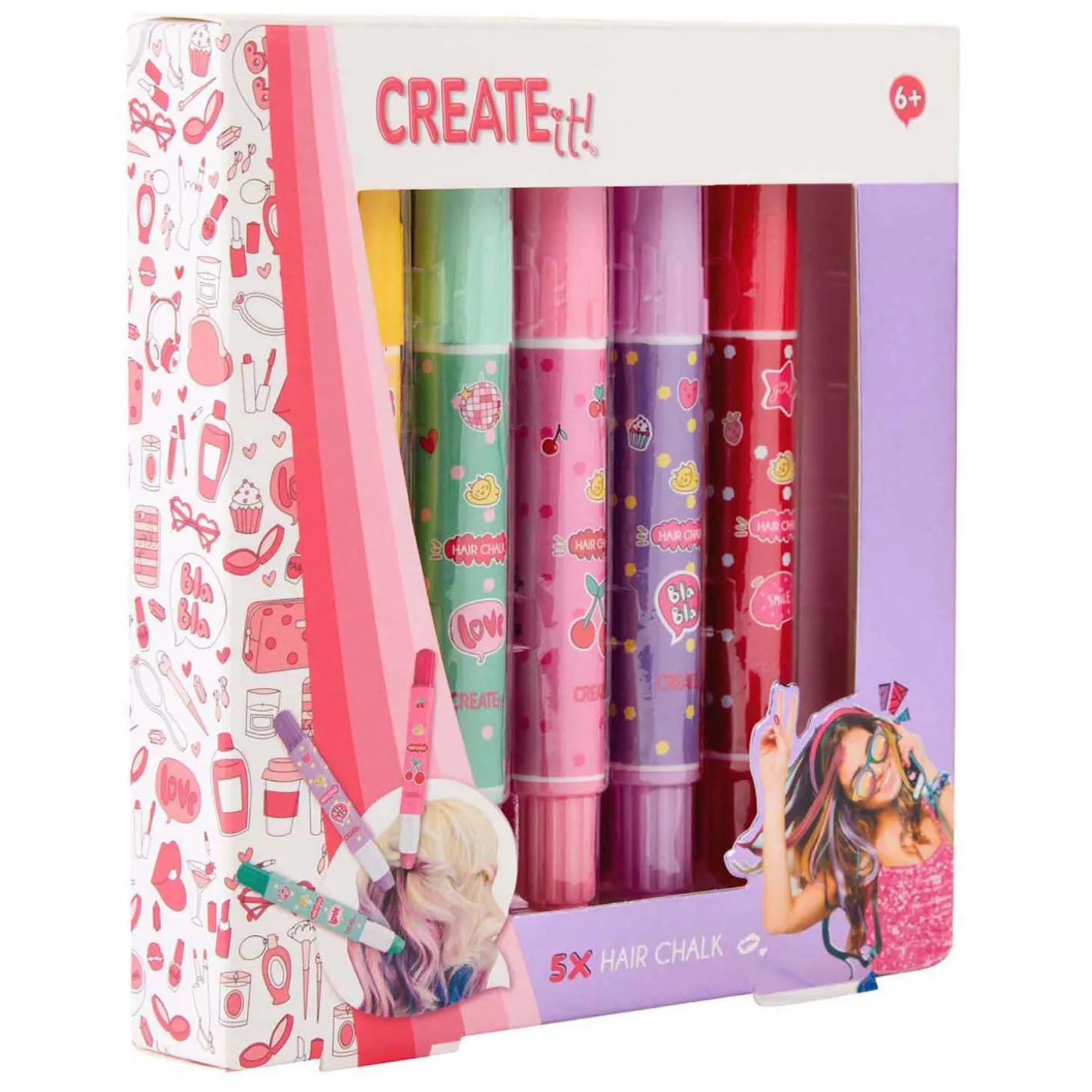 Create It! Haarkrijt Pennen - 5st