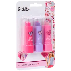Create It! Hart Lippenstift, 3st.