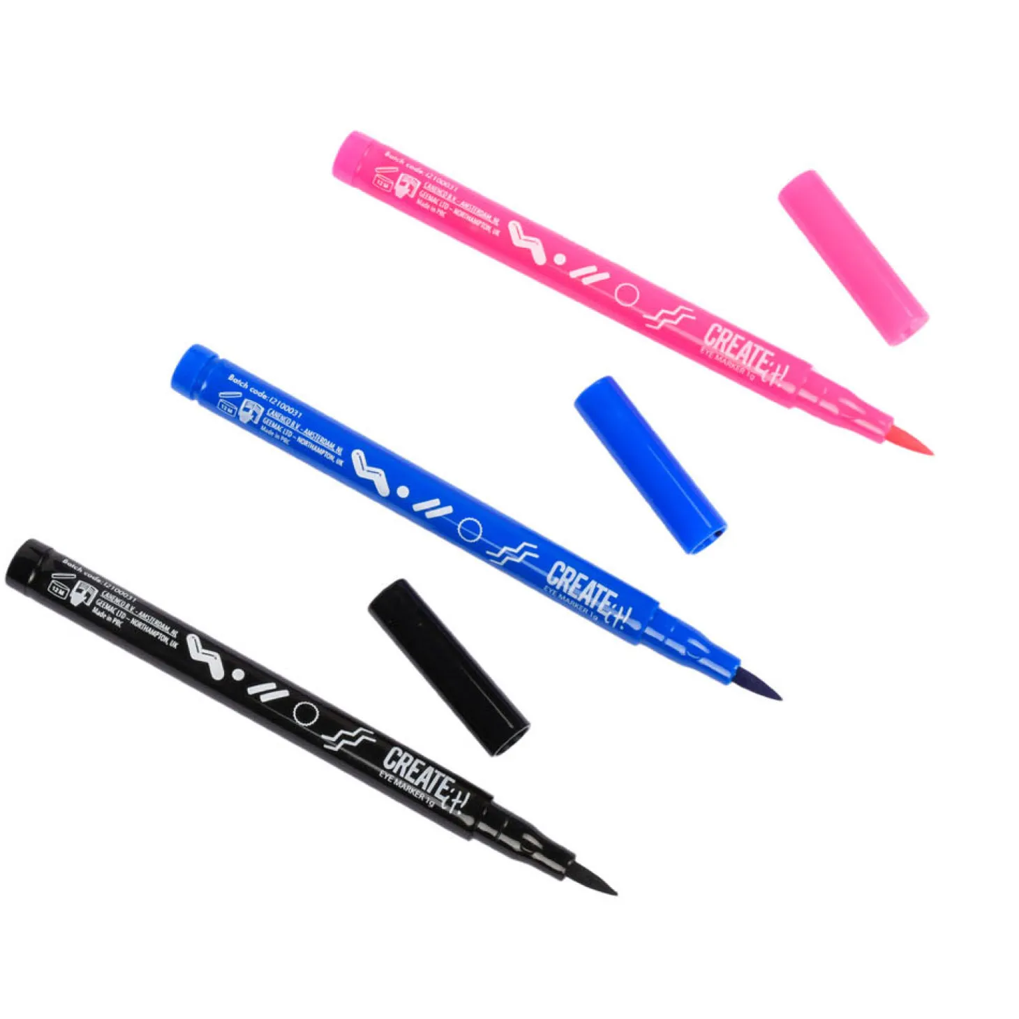 Create it! Poptastic Make-up Pennen 3-Pack