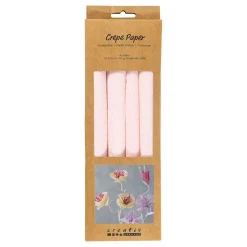 Crepepapier Lichtroze - 4st.