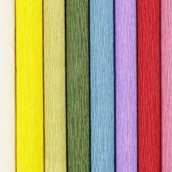 Crêpepapier Standaard Kleuren, 8 Vellen