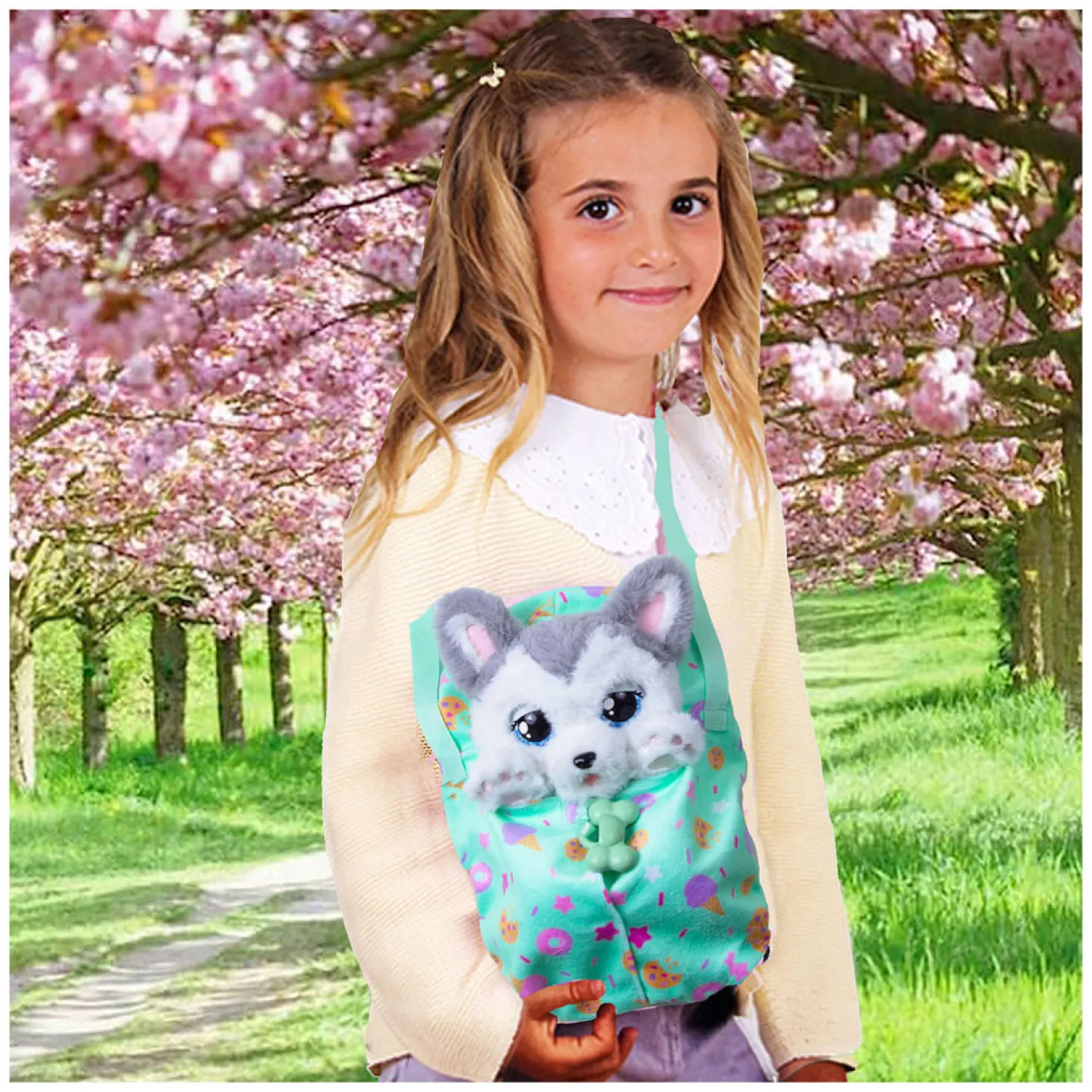 Cuddle Pets Husky Interactieve Knuffel