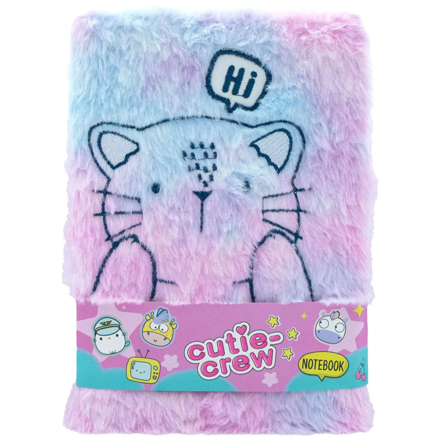 Cutie Crew Pluche Notitieboek