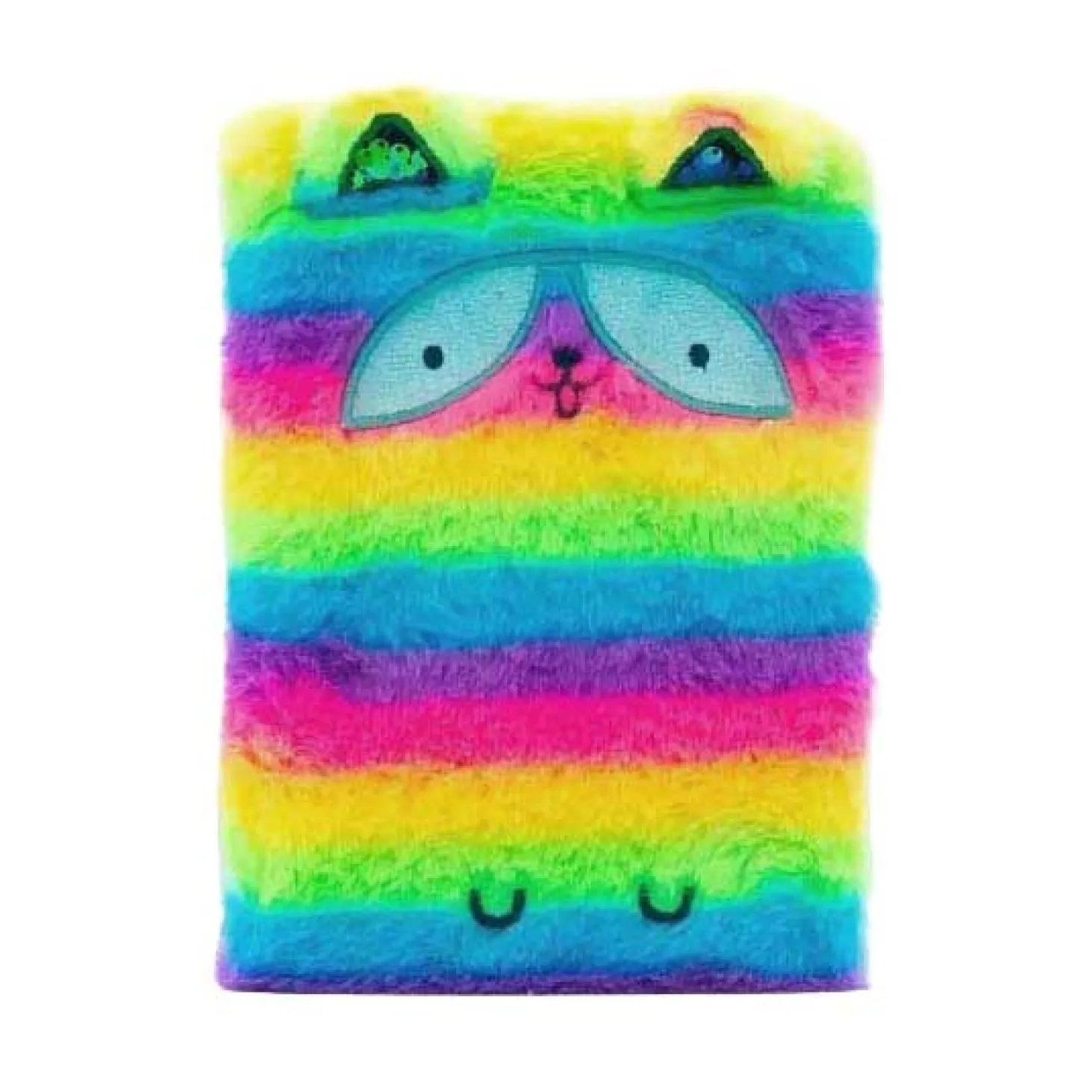 Cutie Crew Pluche Notitieboek Regenboog
