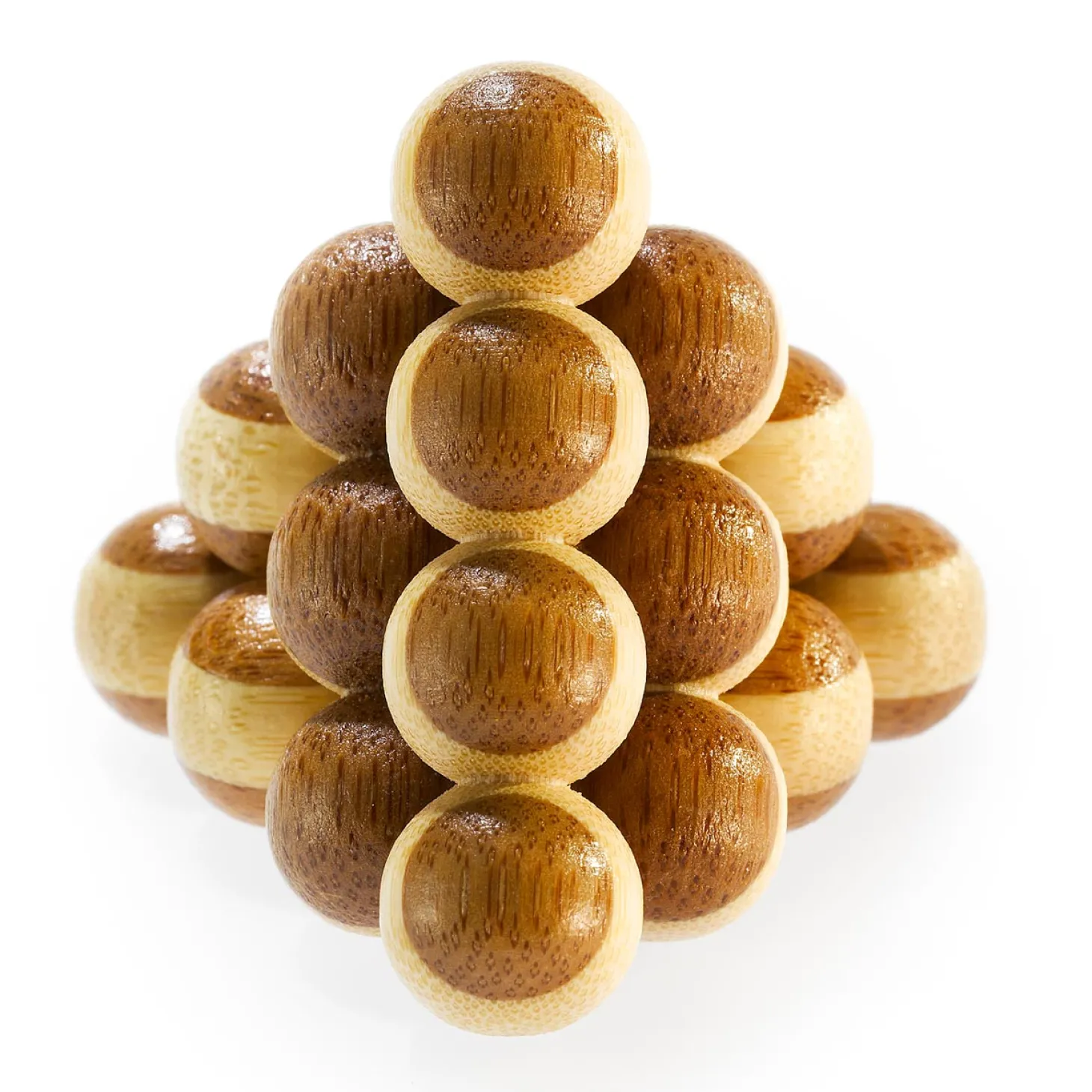 3D Bamboo Breinpuzzel Cannon Balls *