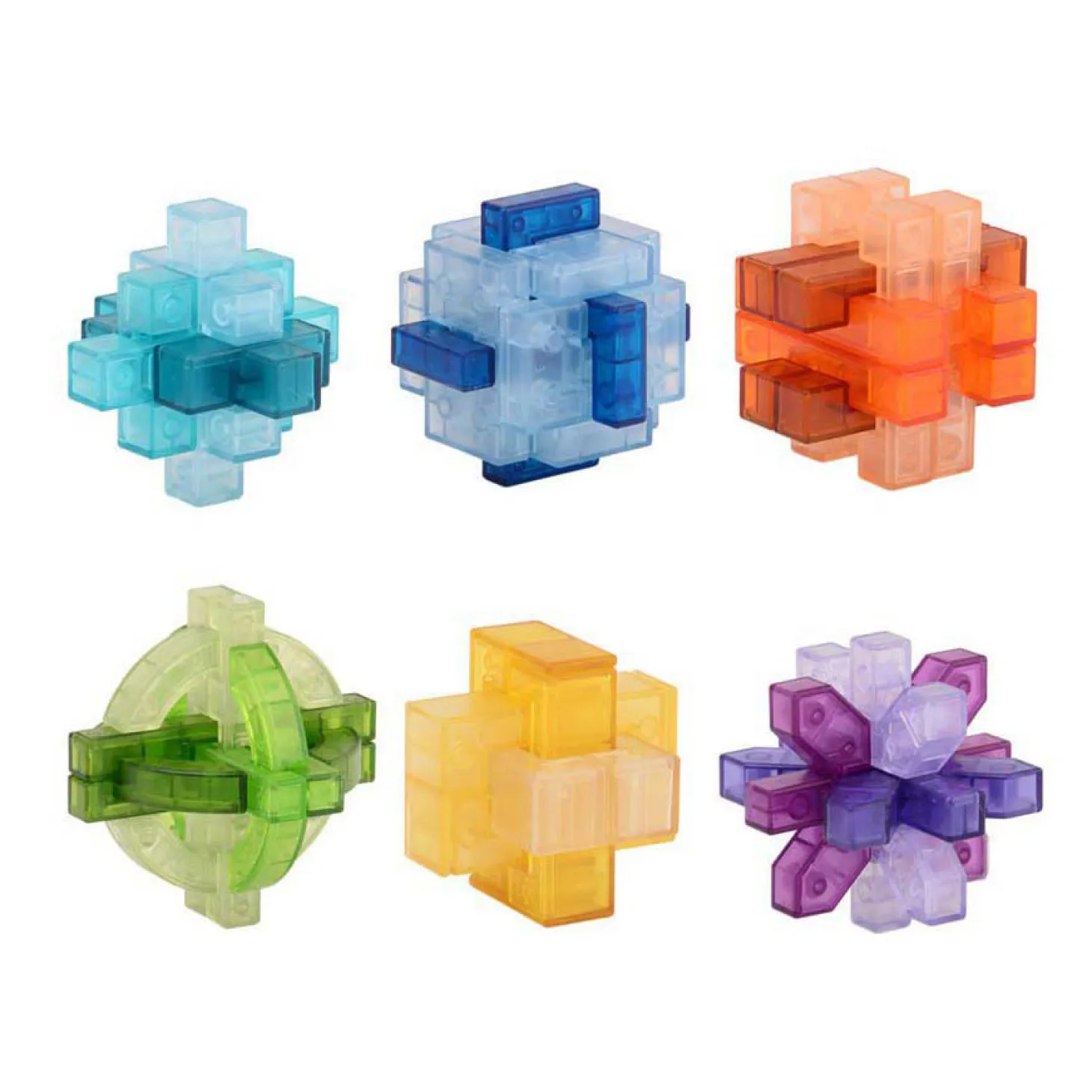 3D Breinpuzzel Transparant Kleur