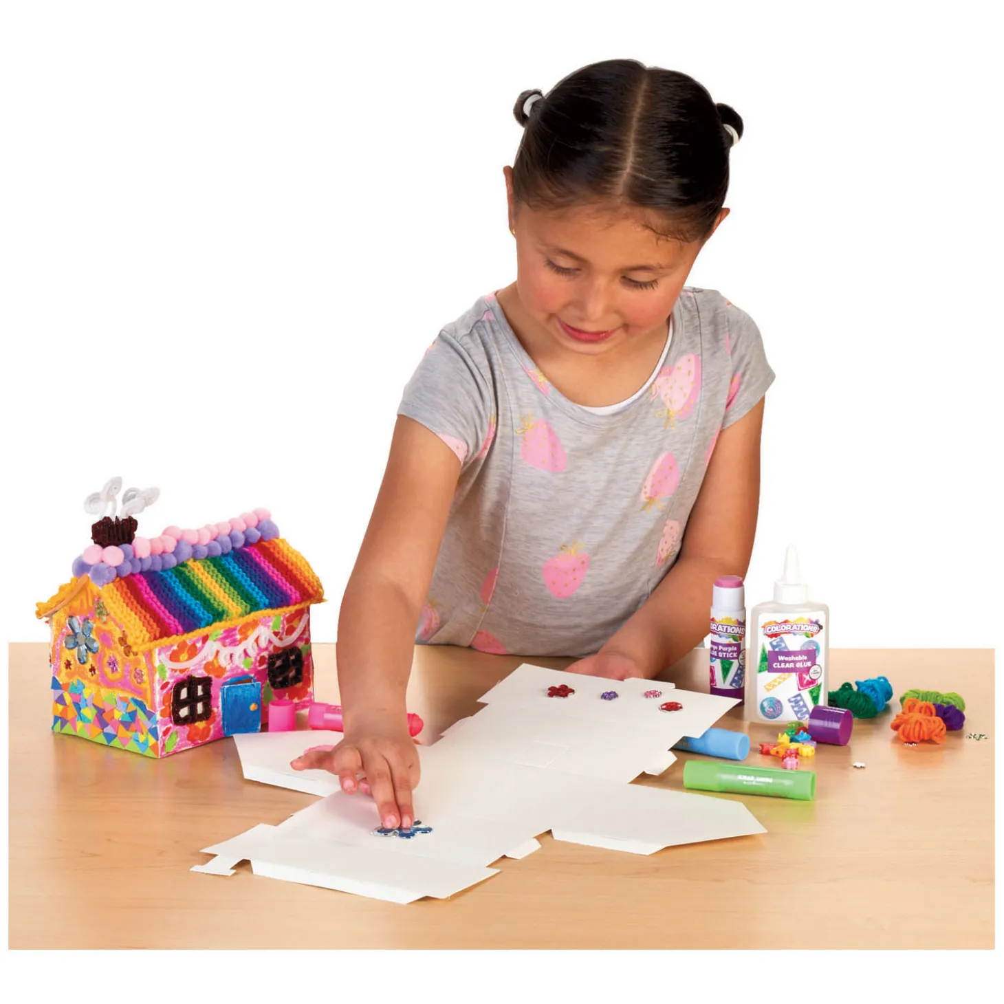 3D Papieren Vouw Huizen, Set van 20