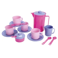 Dantoy Koffieset roze, lila  17dlg.