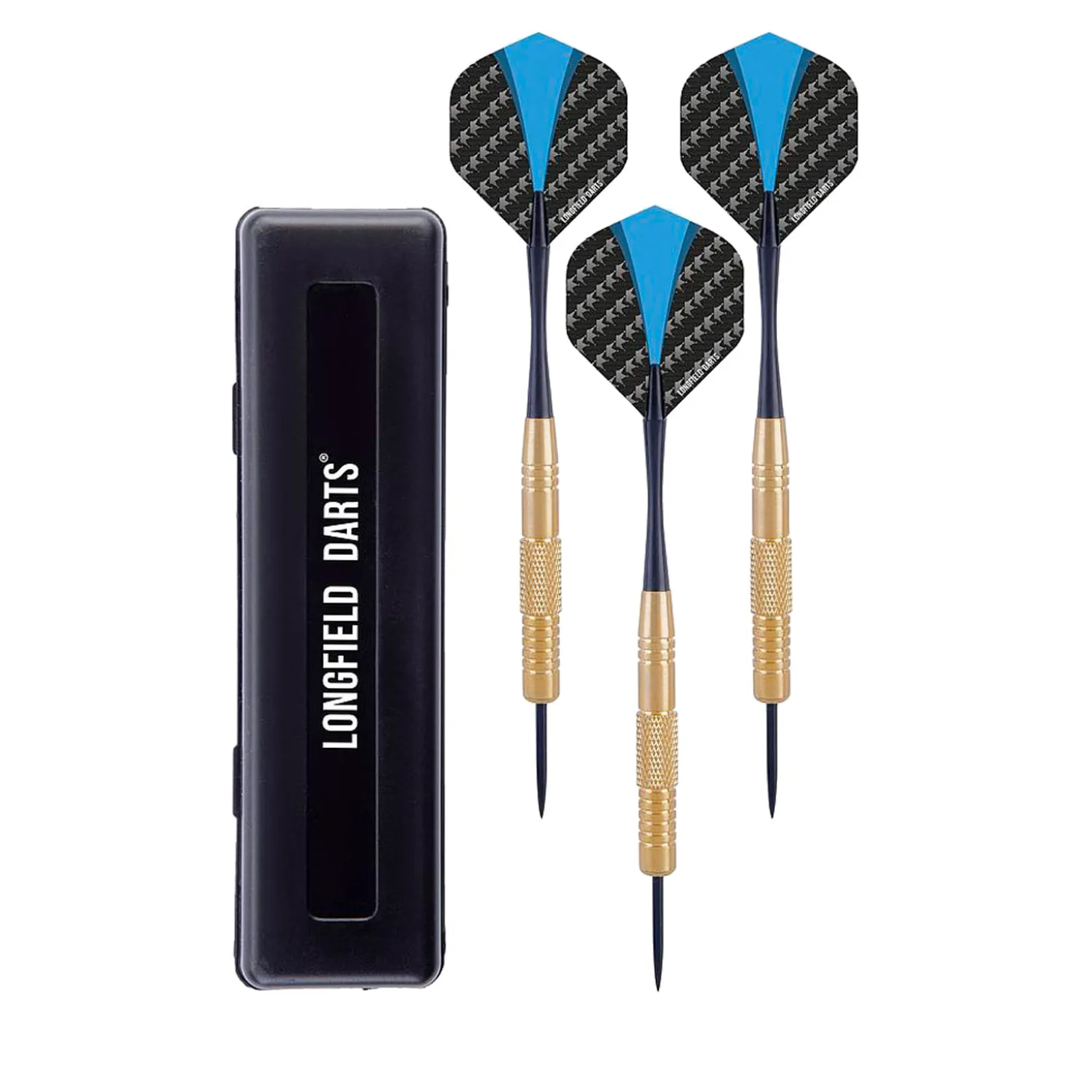 Dartpijlen Brass in Etui Set