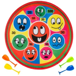 Dartspel Lachende Gezichten