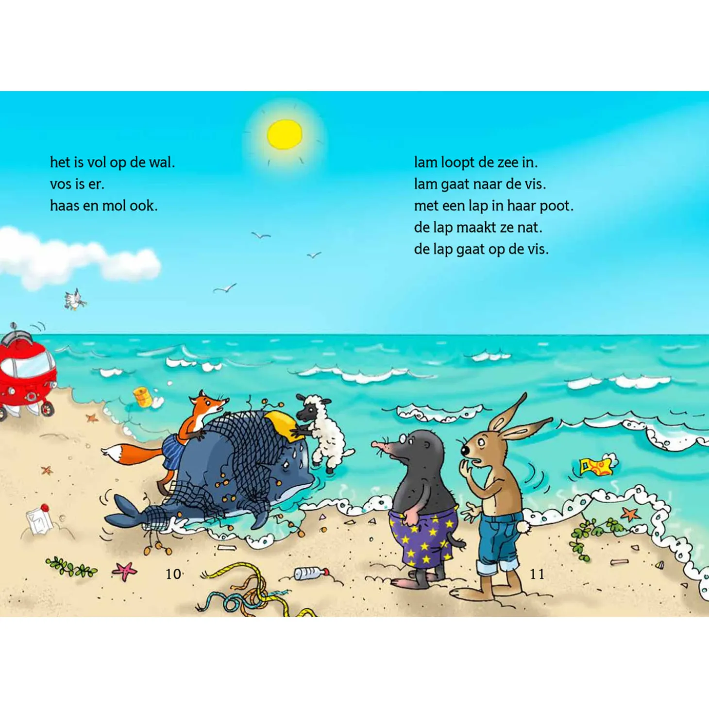 De bol van lif, een vis aan wal - AVI Start