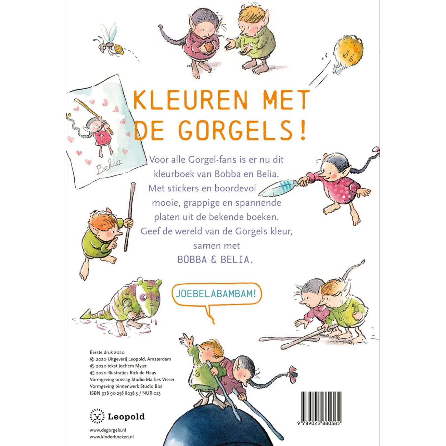 De Gorgels Kleurboek van Bobba & Belia