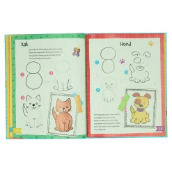 De Vrolijke Tekenschool voor Kinderen - Stap voor Stap